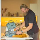 PETITE&MARS Pelenkázó táska hátizsák babakocsihoz Jack - Misty Green