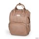 PETITE&MARS Pelenkázó táska bőr hátizsák babakocsihoz Jasper Camel Beige