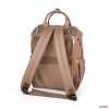 PETITE&MARS Pelenkázó táska bőr hátizsák babakocsihoz Jasper Camel Beige