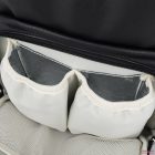 PETITE&MARS Pelenkázó táska bőr hátizsák babakocsihoz Jasper Camel Beige