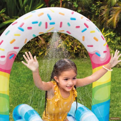 Intex Candy Fun felfújható vízi játszóközpont – gyermekmedence csúszdával