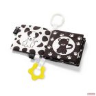 BabyOno puha textil könyv BLACK AND WHITE /fekete-fehér/