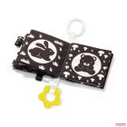 BabyOno puha textil könyv BLACK AND WHITE /fekete-fehér/