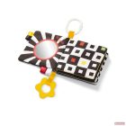 BabyOno puha textil könyv MY CONTRAST BOOK /fekete-fehér/
