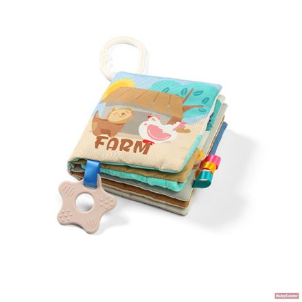 BabyOno puha textil könyv Farm