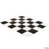 Kinderkraft Luno Puzzle habszivacs játszószőnyeg 180x150 cm (30db) black&white