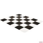 Kinderkraft Luno Puzzle habszivacs játszószőnyeg 180x150 cm (30db) black&white