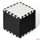 Kinderkraft Luno Puzzle habszivacs játszószőnyeg 180x150 cm (30db) black&white