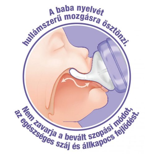 Lansinoh etetőcumi lassú folyású "S" (újszülött kortól) - 2db