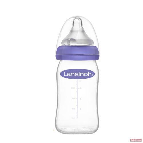 Lansinoh üveg cumisüveg egyedülálló etetőcumival 160ml