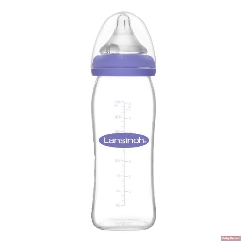 Lansinoh üveg cumisüveg egyedülálló etetőcumival 240ml