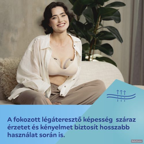 Canpol Babies Mum Fit szoptatós, mellszíváshoz való melltartó L