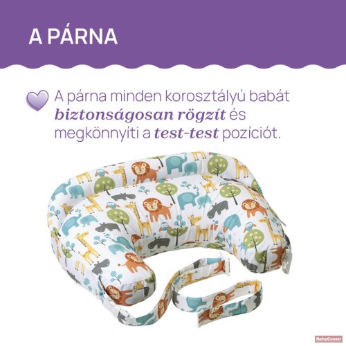 Chicco Boppy Deluxe szoptatós párna - formatartó töltettel