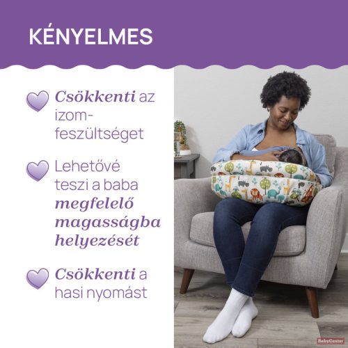 Chicco Boppy Deluxe szoptatós párna - formatartó töltettel