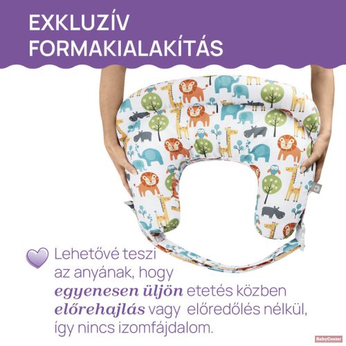 Chicco Boppy Deluxe szoptatós párna - formatartó töltettel