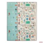 Zopa kétoldalas, összecsukható habszivacs játszószőnyeg (szegett szegéllyel) 200×150 cm - city