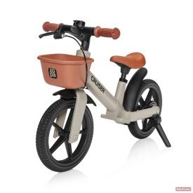   Zopa Cruiser futóbicikli fékkel,kitámasztóval,kosárkával - ivory brown