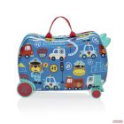 Zopa Gyerek gurulós bőrönd Pack&Ride - Traffic