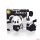 Zopa kontrasztos,szenzoros fejlesztő plüsskönyv-panda