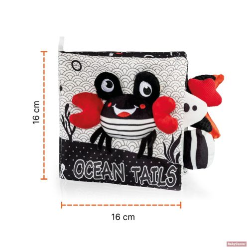 Zopa kontrasztos,szenzoros fejlesztő plüsskönyv-panda