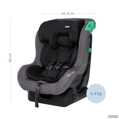 Zopa Verso i-size 40-105cm gyermekülés - övvel rögzíthető - Toffee Brown