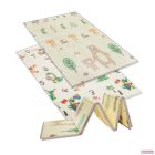 Zopa kétoldalas, összecsukható habszivacs játszószőnyeg (szegett szegéllyel) 180×120 cm - forest