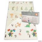 Zopa kétoldalas, összecsukható habszivacs játszószőnyeg (szegett szegéllyel) 180×120 cm - forest