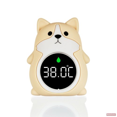ZOPA Szilikon digitális szoba-és vízhőmérő éjjeli fény 3 az 1-ben – Dog