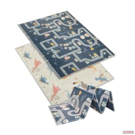   Zopa kétoldalas, összecsukható habszivacs játszószőnyeg (szegett szegéllyel) 200×150 cm - dino