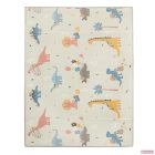 Zopa kétoldalas, összecsukható habszivacs játszószőnyeg (szegett szegéllyel) 200×150 cm - dino
