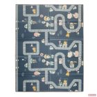 Zopa kétoldalas, összecsukható habszivacs játszószőnyeg (szegett szegéllyel) 200×150 cm - dino