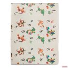 Zopa kétoldalas, összecsukható habszivacs játszószőnyeg (szegett szegéllyel) 200×150 cm - forest