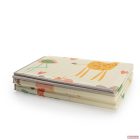 Zopa kétoldalas, összecsukható habszivacs játszószőnyeg (szegett szegéllyel) 180×120 cm - savana