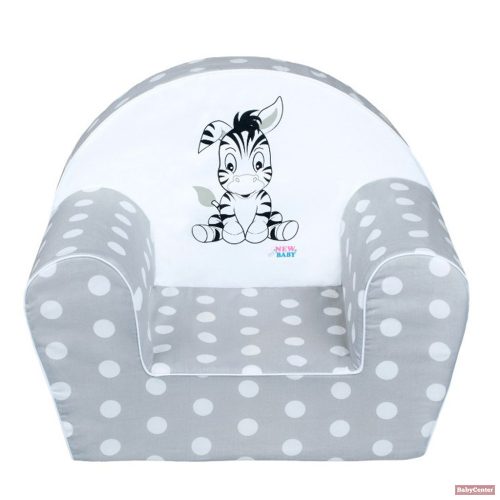 New Baby Gyermek fotel - Zebra szürke