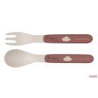 Canpol babies Ebéd szett BONJOUR PARIS 5db piros