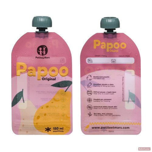 PETITE&MARS Papoo Original tasak bébiételekhez, 6db