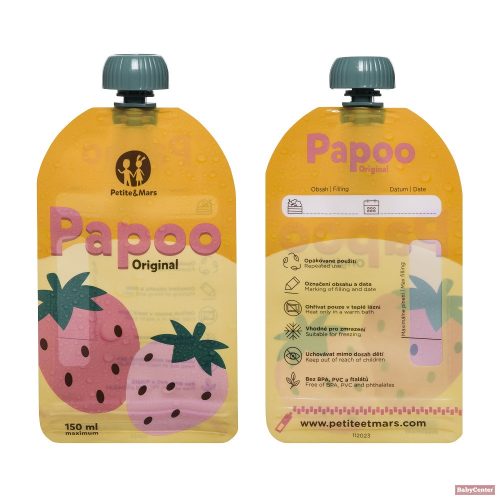 PETITE&MARS Papoo Original tasak bébiételekhez, 6db
