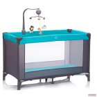 Fillikid zenélő forgó utazóágyra és fa kiságyra - szürke oroszlános