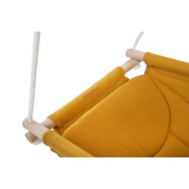 Adamo mustársárga hinta - 5pontos biztonsági övvel