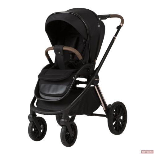 Adamex Bianco 4in1 multifunkciós babakocsi (Römer hordozóval,isofix bázistalppal) - Champagne Carbon
