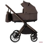 Adamex Bianco 4in1 multifunkciós babakocsi (Römer hordozóval,isofix bázistalppal) - Chocolate brown