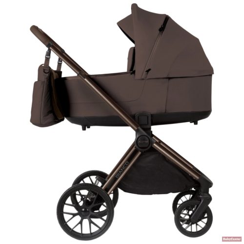 Adamex Bianco 4in1 multifunkciós babakocsi (Römer hordozóval,isofix bázistalppal) - Chocolate brown