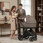 Adamex Bianco 4in1 multifunkciós babakocsi (Römer hordozóval,isofix bázistalppal) - Chocolate fango