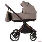 Adamex Bianco 4in1 multifunkciós babakocsi (Römer hordozóval,isofix bázistalppal) - Chocolate fango