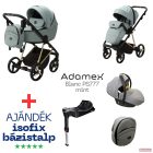 Adamex Blanc Premium Special Edition multifunkciós babakocsi 3in1 - menta,gold vázbetéttel /PS-777/