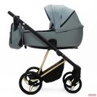 Adamex Blanc Premium Special Edition multifunkciós babakocsi 3in1 - menta,gold vázbetéttel /PS-777/