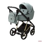 Adamex Blanc Premium Special Edition multifunkciós babakocsi 3in1 - menta,gold vázbetéttel /PS-777/