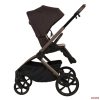 Adamex Como 2in1 premium multifunkciós babakocsi összecsukható mózeskosárral - Chocolate brown