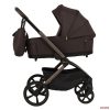 Adamex Como 4in1 premium multifunkciós babakocsi összecsukható mózeskosárral (Römer hordozóval,isofix bázistalppal) - Chocolate brown