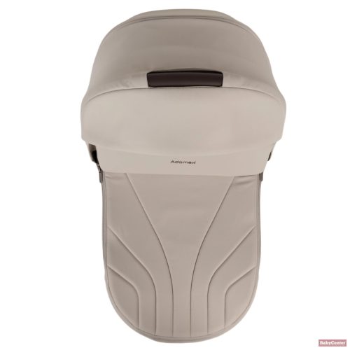 Adamex Como 4in1 premium multifunkciós babakocsi összecsukható mózeskosárral (Römer hordozóval,isofix bázistalppal) - Natura beige